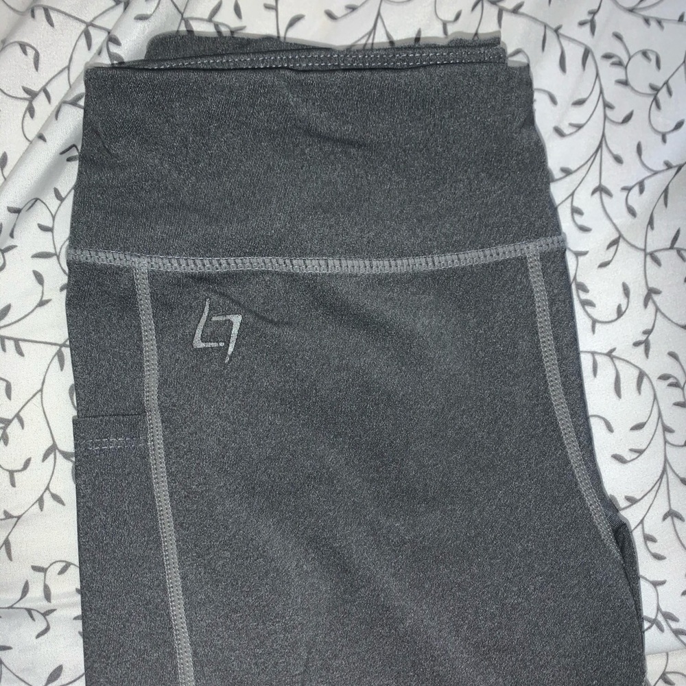 Gray leggings